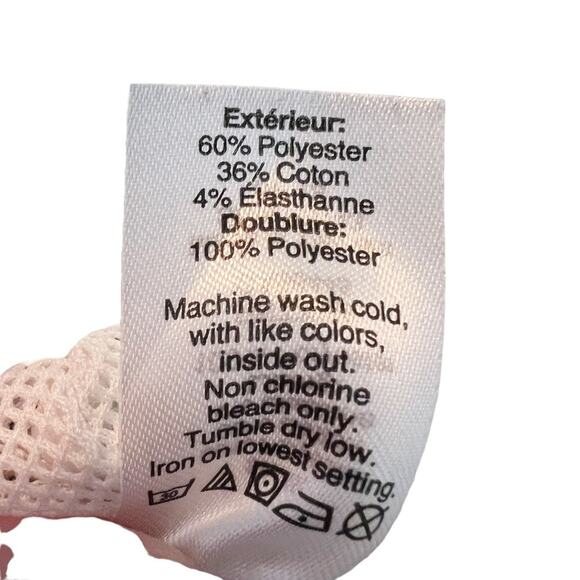 J Crew Mens 9" Flex Swim Shorts Size 36 Gray White Floral Tropical Drawstring‎ - Picture 7 of 8